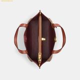  Túi Tote Coach Willow Tote 24 In Signature Canvas C8562 Nâu Logo 