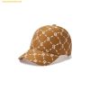 Mũ Lưỡi Trai MLB Jacquard Dia Monogram Boston Red Sox Ball Cap 3ACPM044N-43CAS Nâu