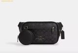  Túi Đeo Hông Coach Elias Belt Bag In Signature Canvas CZ400 