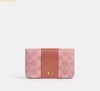  Ví Gập COACH Essential Slim Card Case In Signature Canvas Melon Pink CR542 