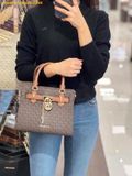  Túi Xách Michael Kors Hamilton Small Logo Satchel Brown 35F1GHMS1B 