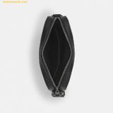  Túi Đeo Chéo Nam Coach Houston Flight Bag In Signature Canvas CZ398 Đen Logo 