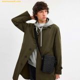  Túi Đeo Chéo Coach Sullivan Crossbody In Signature Canvas CAT78 Đen Logo 