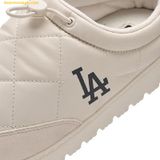  Dép Sục MLB Plush Quilting Mule LA Dodgers 3AWBQWM46-07CRS - Trắng Kem 