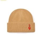  Mũ Len MLB Boston Red Sox Heart Mid Beanie 3ABNM1036-43CAL Khaki 