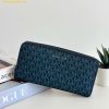 Ví Michael Kors Cooper Logo Zip-Around Wallet In Blue Navy Logo 36U9MCRE3B