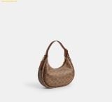  Túi Đeo Xách Coach Emily Shoulder Bag In Signature Canvas Brown 