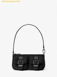  Túi Đeo Vai Michael Kors Zoe Small Embellished Suede Pochette 32F5UZCU1Y Đen 