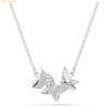 Dây Chuyền, Vòng Cổ Swarovski Idyllia Lilia necklace Butterfly, White, Rhodium plated 5636421