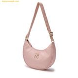  Túi Đeo Vai MLB Diamond Embo Hobo Bag New York Yankees Pink 7ACRMD75N-50PKM Hồng 