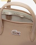  Túi Tote Lacoste Tote Bag Begi - Size Mini - NF2609PK (Kèm Dây) Taupe 