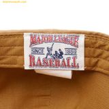  Mũ Lưỡi Trai MLB Premium Basic Small Logo Structured Ball Cap CLE (Camel) 3ACP9203N-45CAS 