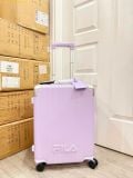  Vali Kéo FILA Ribbed Hard Shell Luggage 22 Inch Tím Pastel 