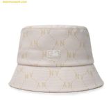  Mũ Bucket MLB Diamond Monogram Bucket Hat NY (Cream) 3AHTM114N-50CRS 