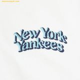  Áo Crop Hodie MLB Women's Varsity Crop Top NY (Ivory) 3FTRV0541-50IVS 