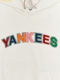  Áo Hoodie MLB Varsity Color Buckle Graphic Fleece Hoodie NY (Cream) 3AHDV0746-50CRS 