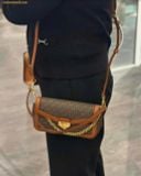  Túi Đeo Vai Michael Kors Soho Small Signature Logo Convertible Crossbody Bag 35S6G1SC5B Brown 