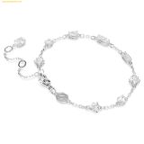  Lắc Tay Swarovski Mesmera bracelet Mixed cuts, Scattered design, White, Rhodium plated 5661530 