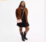  Túi Đeo Chéo Coach Mini Rowan Crossbody Bag In Signature Canvas With Charms CEK79 