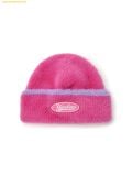  Mũ Len MLB Fur Mid Beanie NY (Magenta) 3ABNBM446-50MAS 