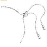  Lắc Tay Swarovski Matrix bracelet Baguette cut, Knot, White, Rhodium plated 5731101 
