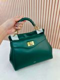  Túi xách JW PEI Lucia Classic Top Handbag - Dark Green 