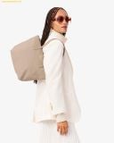  Túi Tote Lacoste Tote Bag - Size S NF2037PK Taupe Burgundy 