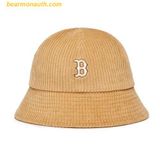  Mũ Bucket MLB Bucket Corduroy Dome Hat Boston Red Sox 3AHTC0126-43BGS Màu Nâu 