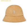  Mũ Bucket MLB Bucket Corduroy Dome Hat Boston Red Sox 3AHTC0126-43BGS Màu Nâu 