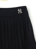  Chân Váy Xếp Ly MLB Women's Varsity Sporty Pleated Mini Skirt New York Yankees Black 3FSKV0163-50BKS 
