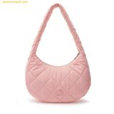  Túi Đeo Vai MLB Quilted Hobo Bag Medium LA Dodgers Peach 3ABQM0936-07PCS 