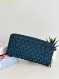  Ví Michael Kors Cooper Logo Zip-Around Wallet In Blue Navy Logo 36U9MCRE3B 
