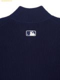  Áo Len Cardigan MLB Women's Varsity Ribbed Zip-Up Cardigan NY (Navy) 3FKCV0444-50NYS 