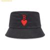  Mũ Bucket MLB Heart Bucket Hat Boston Red Sox Black 