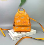  Balo Mini Michael Kors Rhea Extra-Small Printed Signature Logo Backpack Pop Orange Multi Màu Cam 