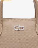  Túi Tote Lacoste Tote Bag Begi - Size Mini - NF2609PK (Kèm Dây) Taupe 