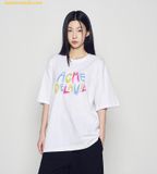  Áo Phông ADLV Animated Font Short Sleeve T-Shirt Trắng 