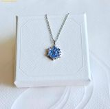  Dây Chuyền, Vòng Cổ Swarovski Magic pendant Snowflake, Blue, Rhodium plated 5735399 