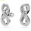  Khuyên Tai, Bông Tai Swarovski Hyperbola stud earrings Infinity, White, Rhodium plated 5687269 