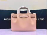  Túi Xách Michael Kors MK Carson Medium Pebbled Leather Satchel Màu Hồng 