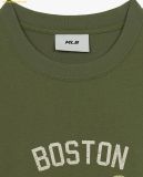  Áo Phông MLB Varsity Vintage Graphic Overfit Functional Short Sleeve T-Shirt BOS (L.Khaki) 3ATSV0553-43KAL 