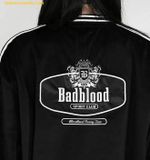  Áo Sweat BADBLOOD Velvet Long Sleeve Sweatshirt Black - w-sweatshirt22-097 