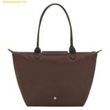  Túi Xách Longchamp Le Pliage Green L Tote bag Mocha 