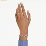  Lắc Tay Swarovski Constella bracelet Mixed cuts, Blue, Rhodium plated - 5722479 