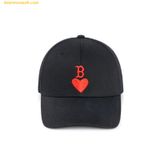 Mũ Lưỡi Trai MLB Heart Structured Ball Cap Boston Red Sox 3ACPH013N-43BKS - Đen Tim Đỏ 