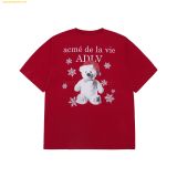  Áo Phông ADLV Snow Bear Short Sleeve T-Shirt Đỏ 