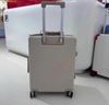  Vali Kéo FILA Ribbed Hard Shell Luggage 22 Inch Ivory Beige 