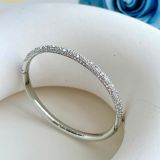  Vòng Tay, Lắc Tay Swarovski Sublima bangle Snow pavé, White, Rhodium plated 5684241 