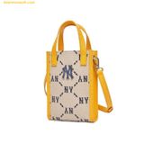  Túi Đeo Chéo MLB Monogram Phone Pouch New York Yankees Beige 3ACRH012N-50BGS 