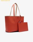  Túi Tote Lacoste Women's Anna Reversible Tote & Pouch Viennois Burnt Ochre 